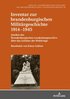 Inventar zur brandenburgischen Militaergeschichte 1914-1945