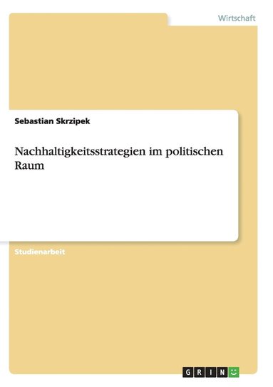 Nachhaltigkeitsstrategien im politischen Raum (hftad)