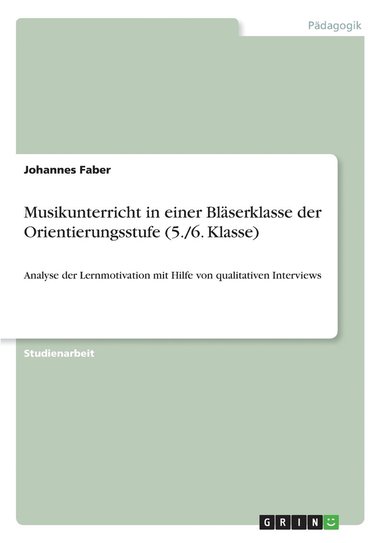 Musikunterricht in einer Bl�serklasse der Orientierungsstufe (5./6. Klasse)