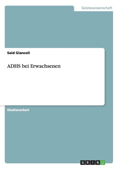 ADHS bei Erwachsenen (h�ftad)