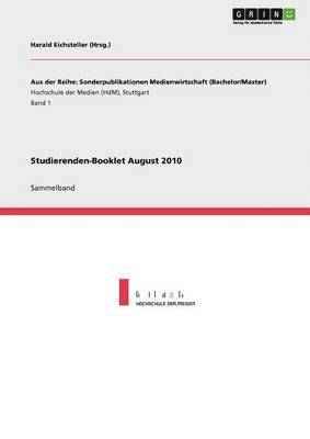Studierenden-Booklet August 2010