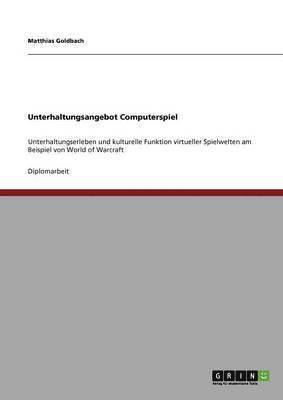 Unterhaltungsangebot Computerspiel (h�ftad)