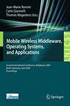 Mobile Wireless Middleware