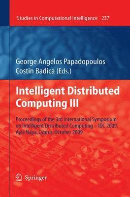 Intelligent Distributed Computing III (inbunden)