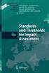 Standards and Thresholds for Impact Assessment