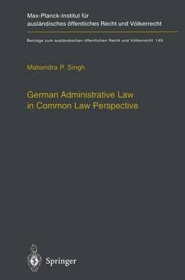 German Administrative Law in Common Law Perspective (hftad)
