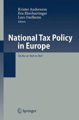 National Tax Policy in Europe (inbunden)