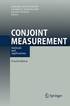 Conjoint Measurement