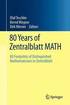 80 Years of Zentralblatt MATH