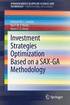 Investment Strategies Optimization based on a SAX-GA Methodology