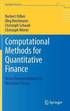 Computational Methods for Quantitative Finance