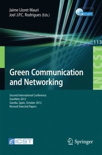 Green Communication and Networking (e-bok)