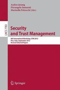 Security and Trust Management (häftad)