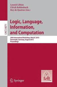 Logic, Language, Information, and Computation (hftad)