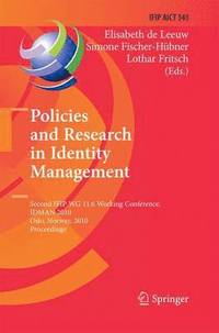 Policies and Research in Identity Management (hftad)