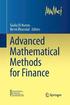 Advanced Mathematical Methods for Finance