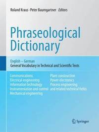 Phraseological Dictionary English - German (häftad)
