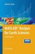 MATLAB Recipes for Earth Sciences