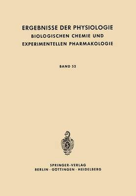 Ergebnisse der Physiologie Biologischen Chemie und Experimentellen Pharmakologie (hftad)