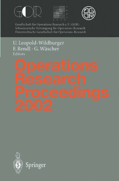 Operations Research Proceedings 2002 (e-bok)