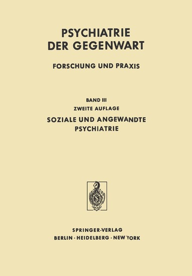 Soziale und Angewandte Psychiatrie (inbunden)