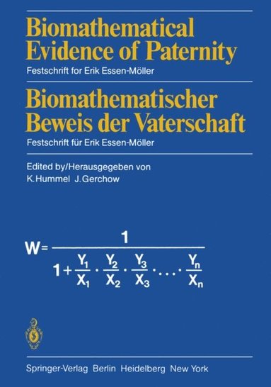 Biomathematical Evidence of Paternity / Biomathematischer Beweis der Vaterschaft (inbunden)