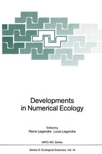 Developments in Numerical Ecology (e-bok)