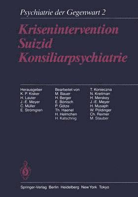 Krisenintervention Suizid Konsiliarpsychiatrie (inbunden)