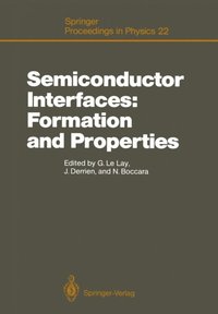Semiconductor Interfaces: Formation and Properties (e-bok)