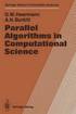 Parallel Algorithms in Computational Science