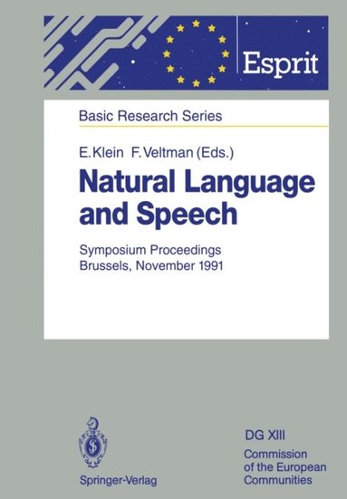 Natural Language and Speech (inbunden)