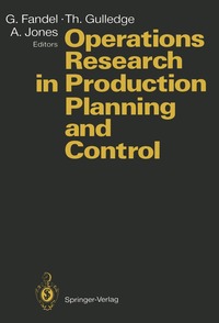Operations Research In Production Planning And Control Av Gunter Fandel Thomas Gulledge Albert Jones Häftad - 
