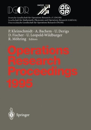 Operations Research Proceedings 1995 (e-bok)