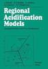 Regional Acidification Models