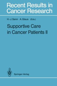 Supportive Care in Cancer Patients II (e-bok)