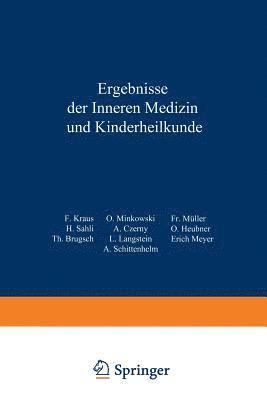 Ergebnisse der inneren Medizin und Kinderheilkunde (hftad)