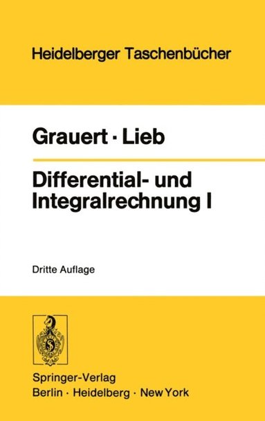 Differential- und Integralrechnung I (e-bok)