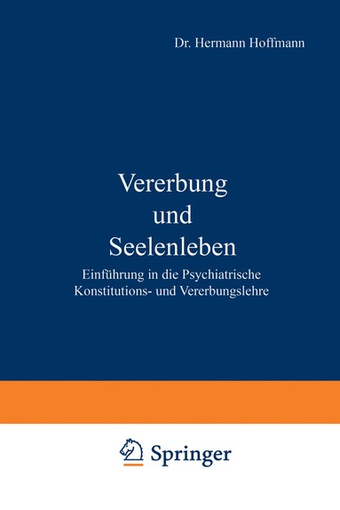 Vererbung und Seelenleben (inbunden)