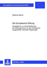Die Europaeische Stiftung (e-bok)