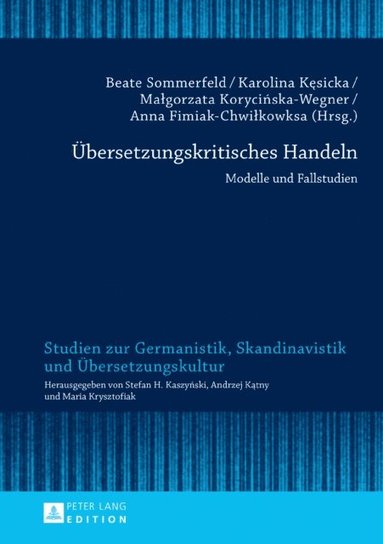 Uebersetzungskritisches Handeln (e-bok)