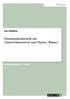 Praxisstudienbericht Mit Unterrichtsentwurf Zum Thema Wasser