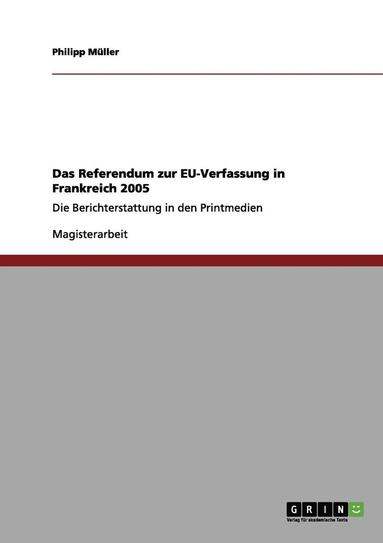 Das Referendum Zur Eu-Verfassung in Frankreich 2005