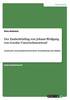 Der Zauberlehrling von Johann Wolfgang von Goethe: Unterrichtsentwurf