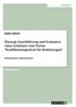 Planung, Durchf�hrung und Evaluation eines Seminares zum Thema "Konfliktmanagement f�r Kitaleitungen"