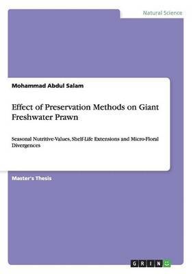 Effect of Preservation Methods on Giant Freshwater Prawn (hftad)