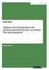 Adaption und Dekonstruktion der psychoanalytischen Theorie von Jelineks "Die Klavierspielerin"