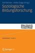 Soziologische Bildungsforschung