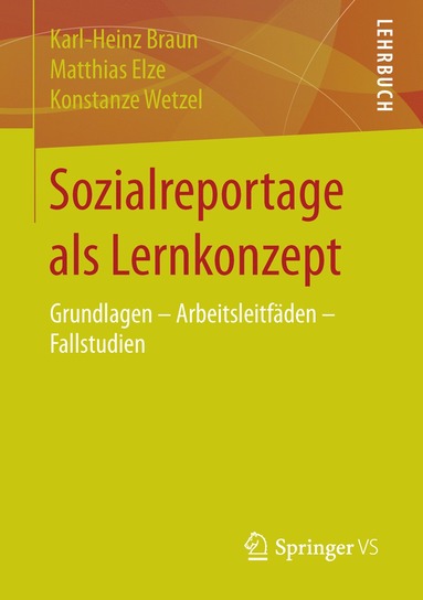 Sozialreportage als Lernkonzept (inbunden)