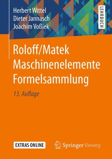 Roloff/Matek Maschinenelemente Formelsammlung (e-bok)