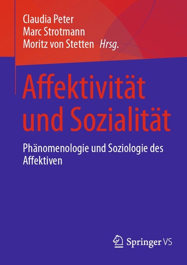 Affektivität und Sozialität (häftad)